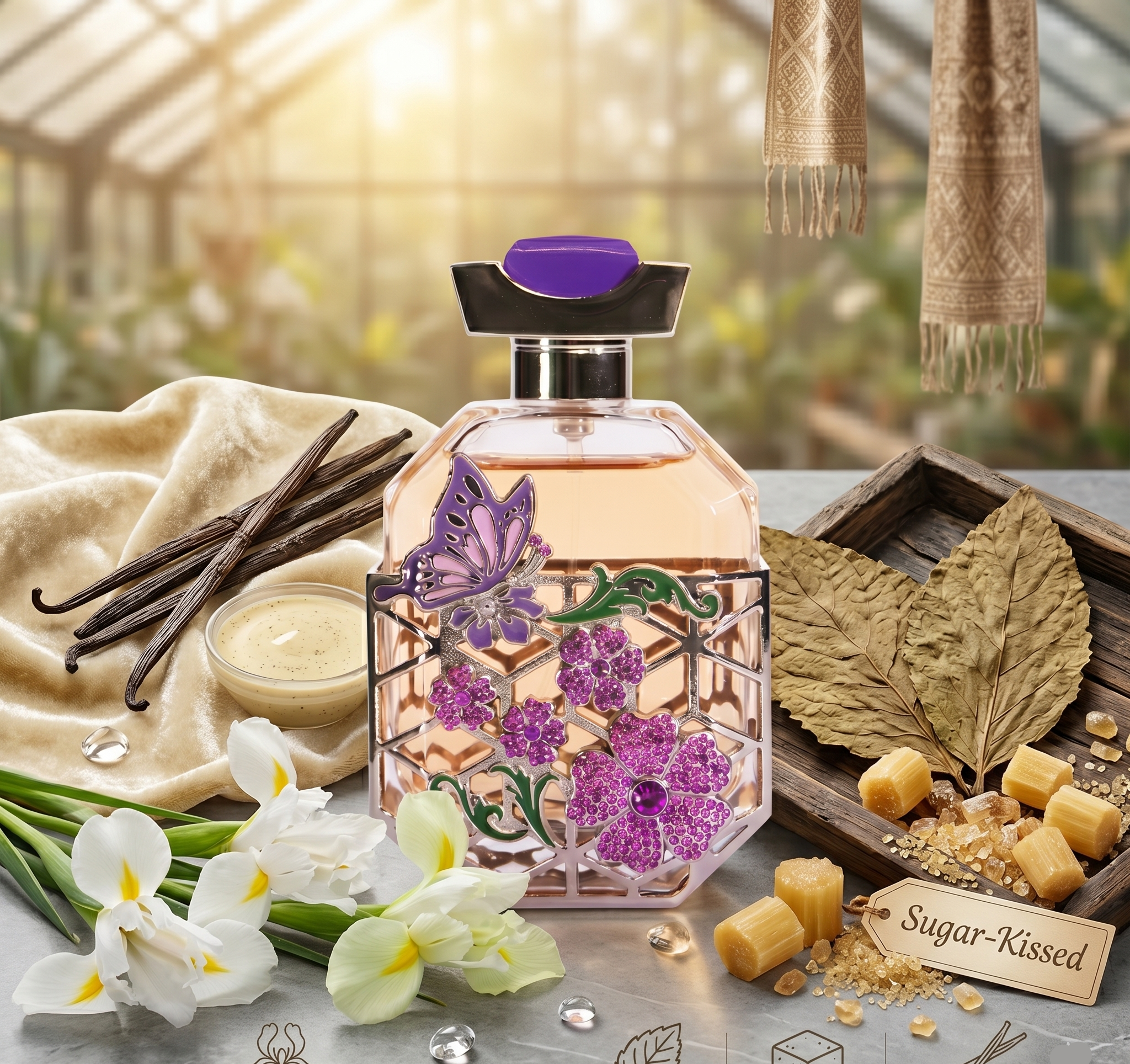 Papillon Violet Women's Luxury Floral Eau de Parfum 100mL – Feminine Violet Fragrance