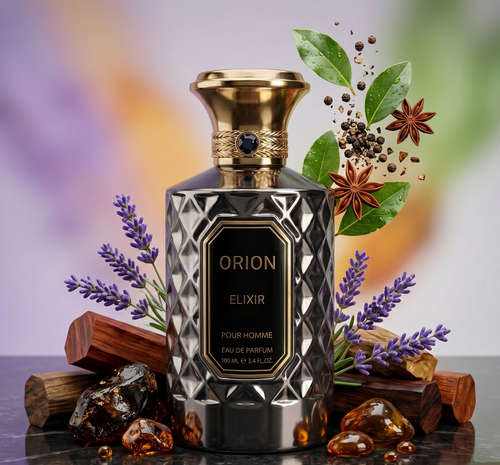 Orion Elixir Men's Warm Spicy Oriental Eau de Parfum 100mL – Bold Masculine 