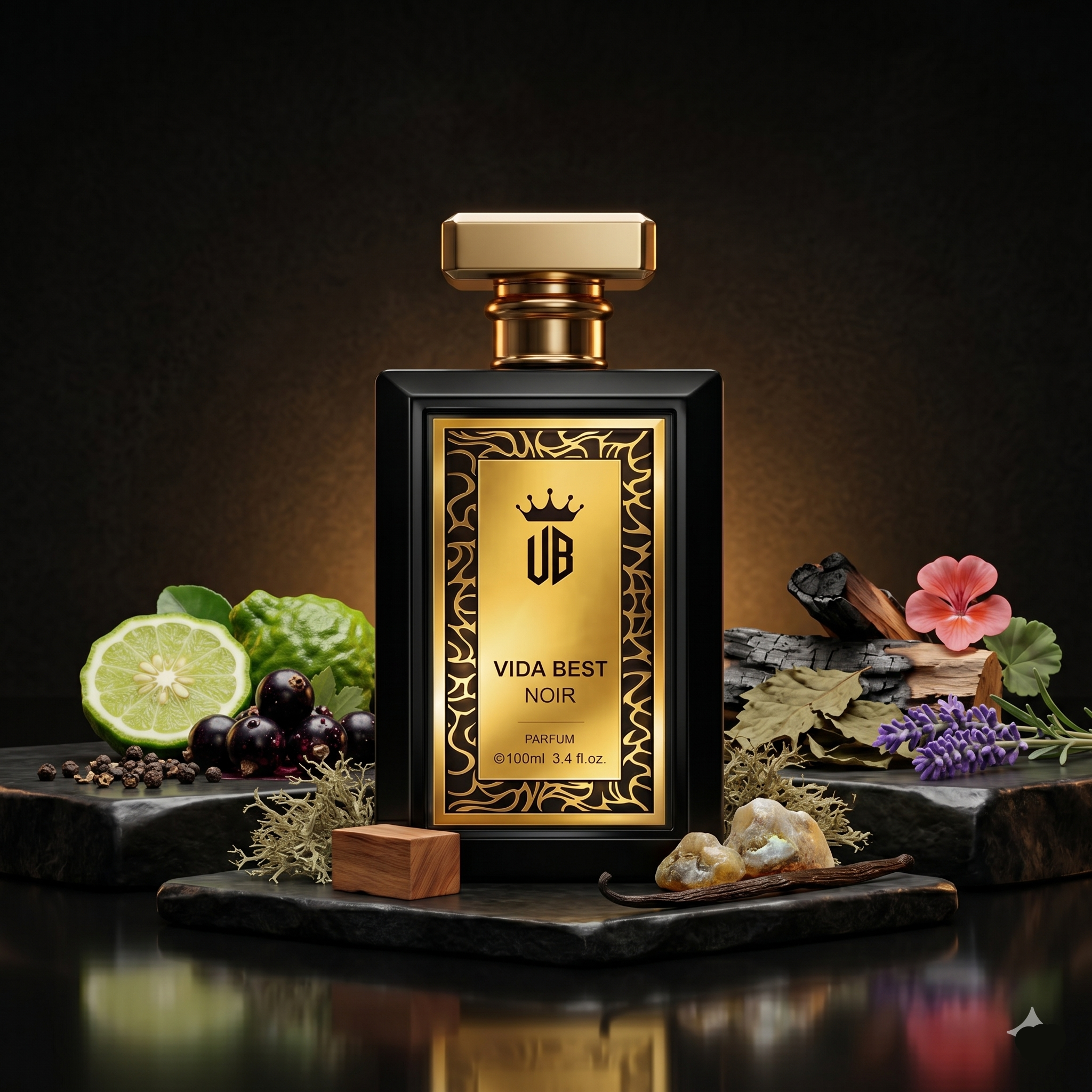 Vida Best Noir Men's Woody Oriental Eau de Parfum 100mL by ForTati